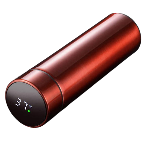 Intelligenter Vakuum isolierter Kaffee/Tee Becher 500ml in Rot