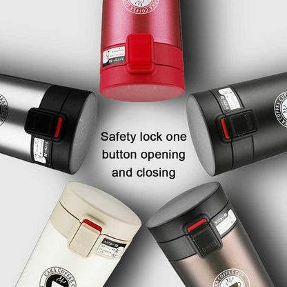 Thermo Kaffee-Becher mit Sicherheits Verschluss - yourbottle
