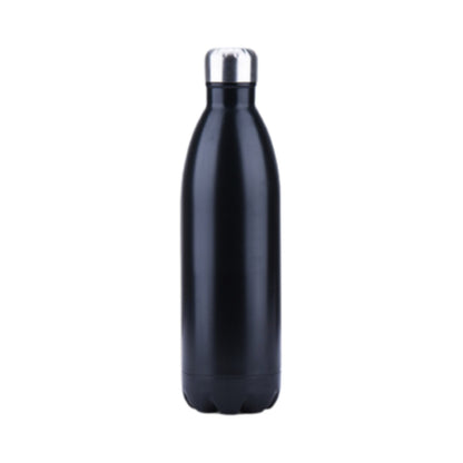 yourbottle® Edelstahl Thermosflasche Coké Schwarz in 350ml/500ml/750ml/1000ml
